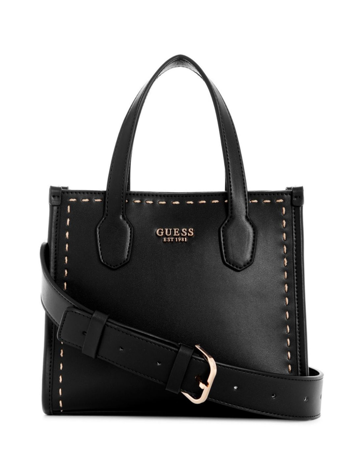 GUESS Black SILVANA Medium Tote