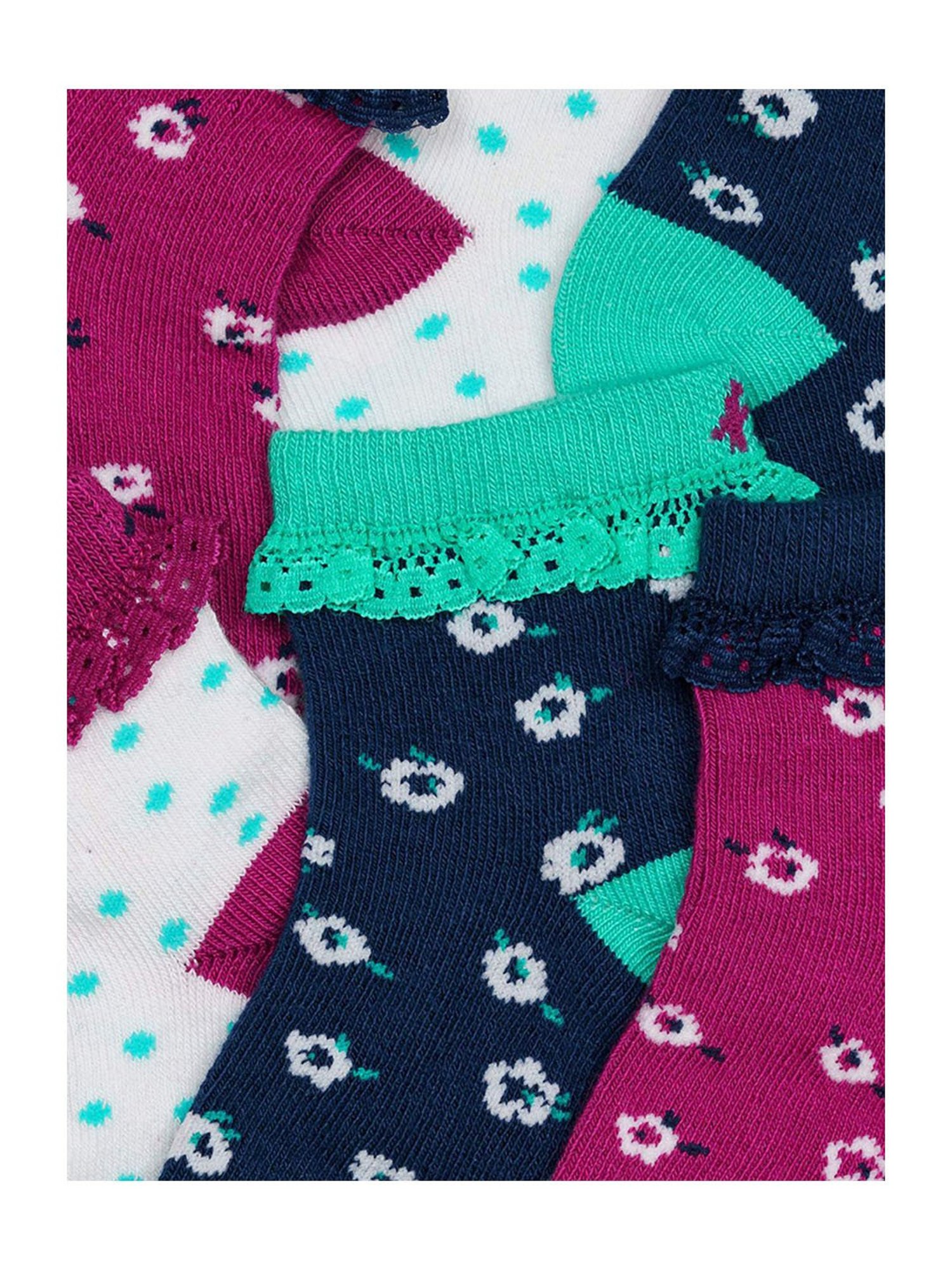 Pantaloons Junior Kids Pink Self Pattern Cap with Muffler