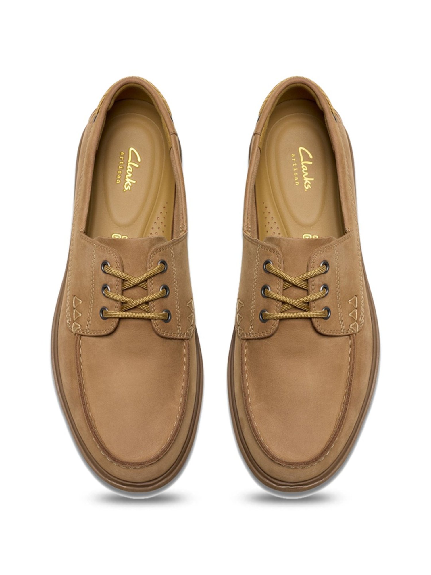 Clarks Men's Bratton Boat Sand Derby Shoes