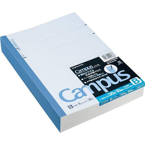 Kokuyo Campus Notebook Semi B5("9.8A&mdash;"7)- 6 mm - 35 Lines X 30 Sheets - Pack of 10