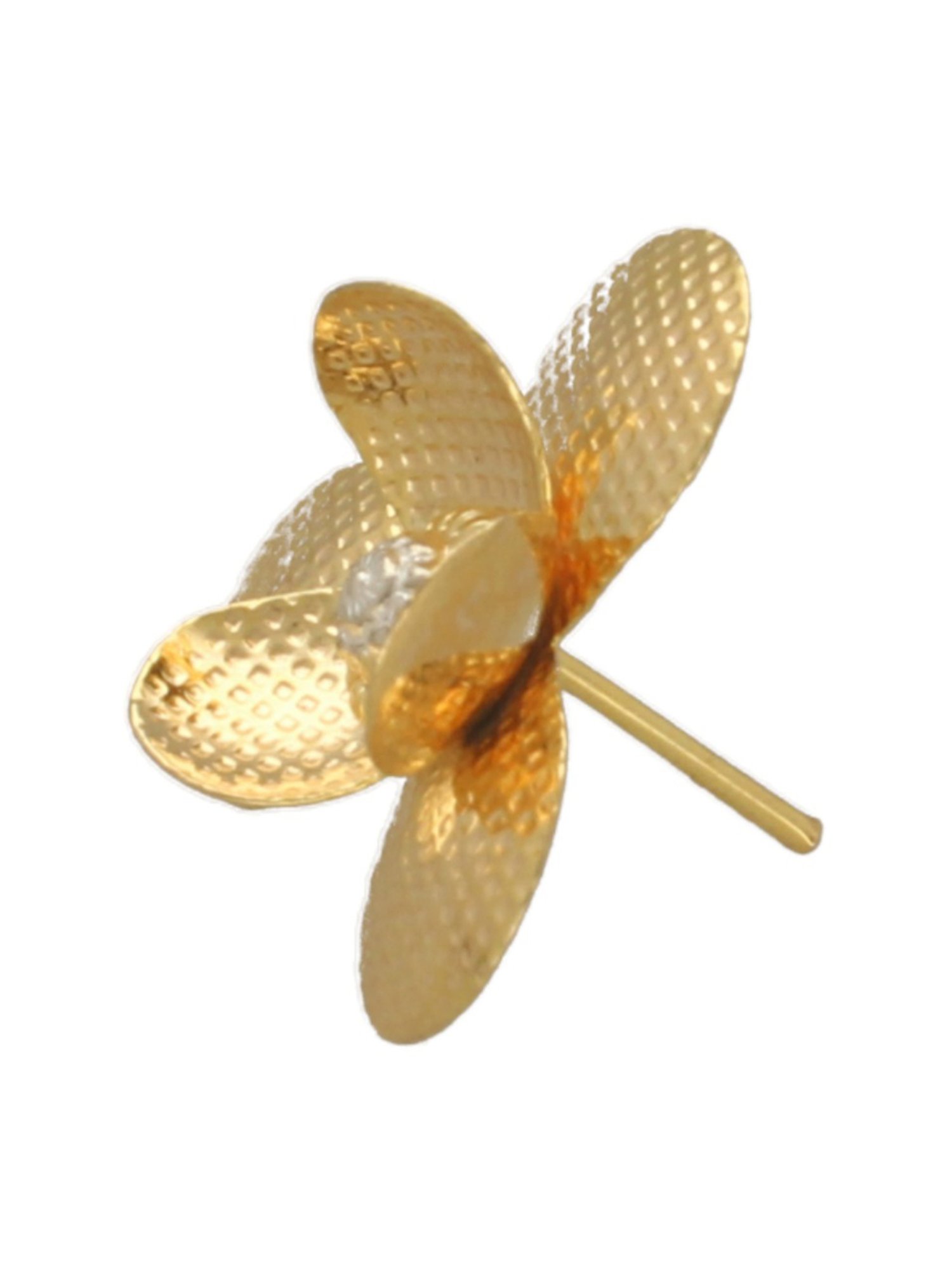 Sri Jagdamba Pearls Unique Golden 0.8 Silver Pooja Flower - 3.73 gm