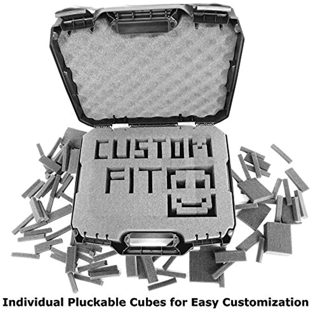 CASEMATIX Protective Projector Carrying Case Fits Epson PowerLite 1781W , 1780W , 1785W , 1795F , V11H796020 , V11H793020 , V11H795020 LCD Portable Projector and Accessories