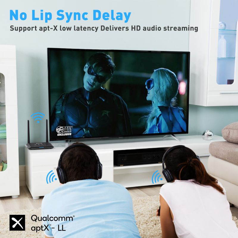 Fosi Audio Wireless 3 in1 Bluetooth Receiver Adapter BT Audio Transmitter BT05 For Amplifier Preamplifier