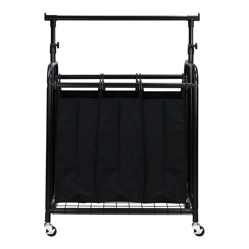 Rolling Triple Laundry Sorter White - Threshold™