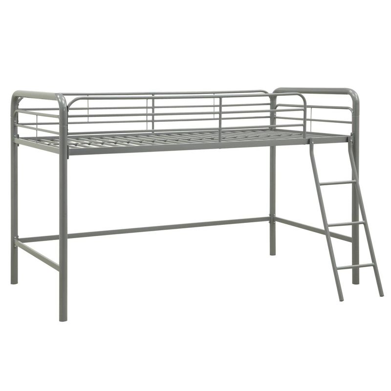 Adeline Junior Metal Loft Bed Silver - Room & Joy