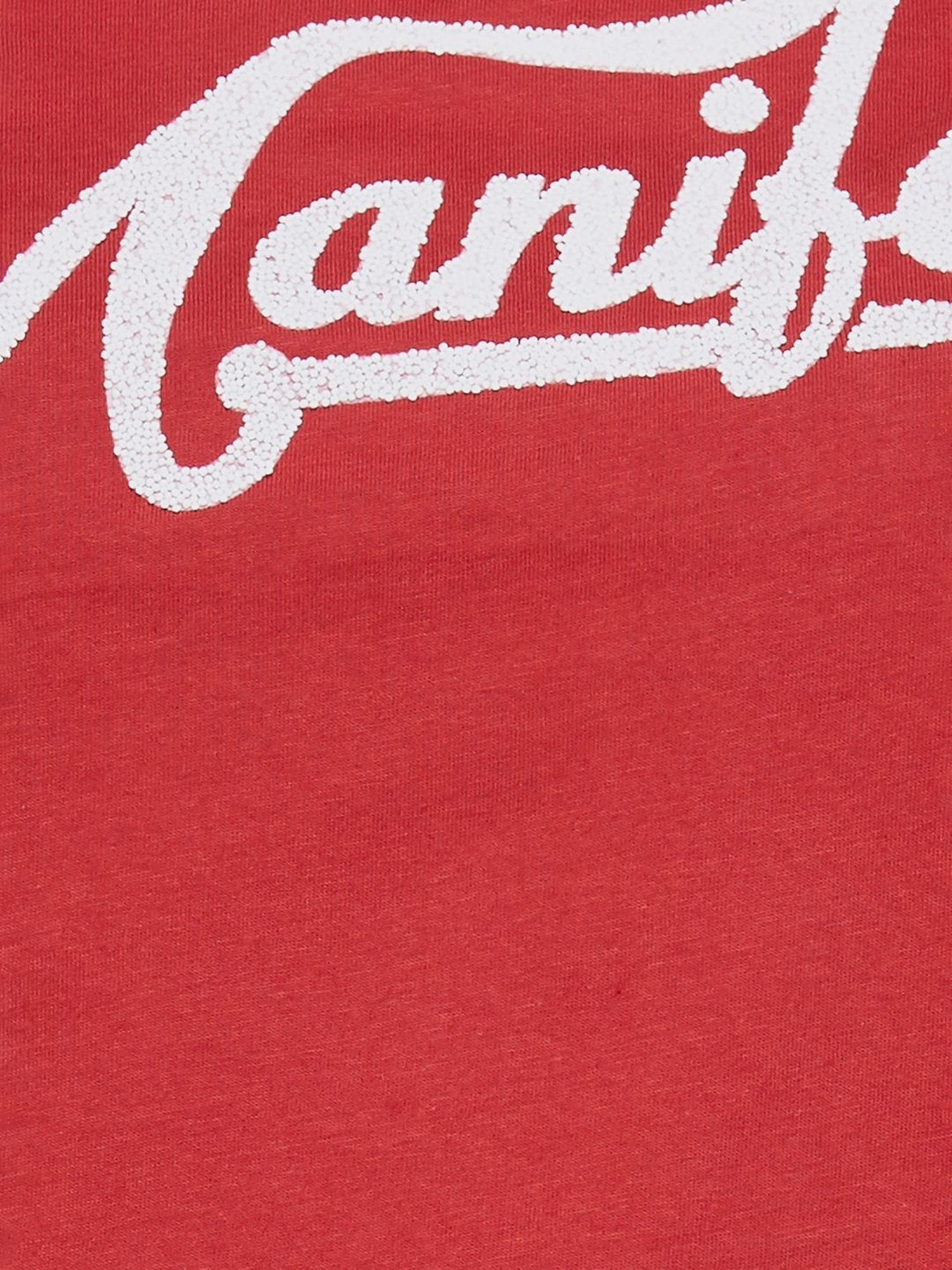 Ginger by Lifestyle Red Cotton Printed T-Shirt