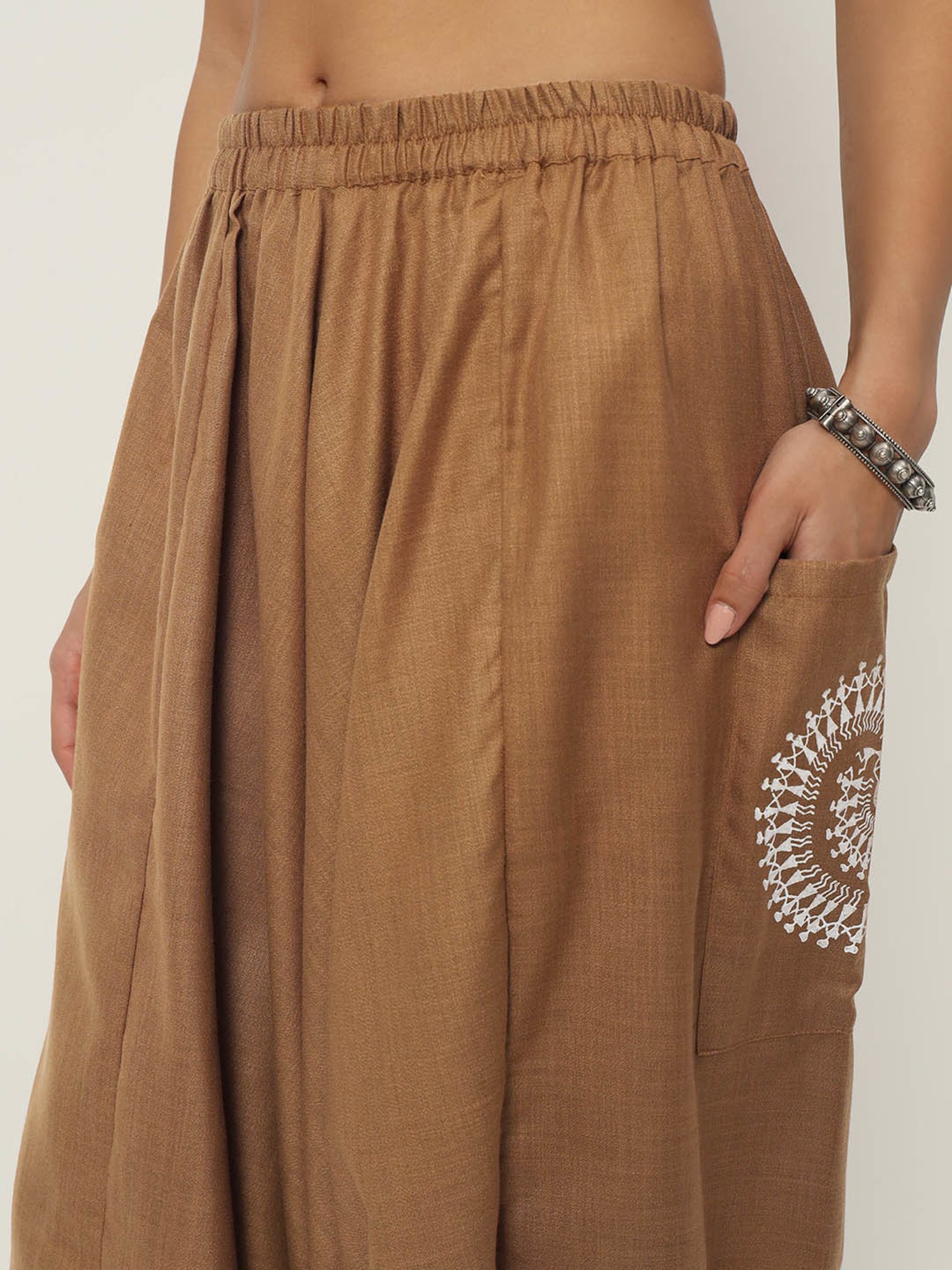 9rasa Mustard Cotton Pants