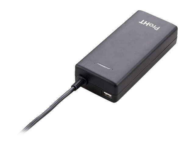 ProHT 03259 120W Slim Design Universal Notebook Adapter with 8 Tips with LCD Voltage Indicator