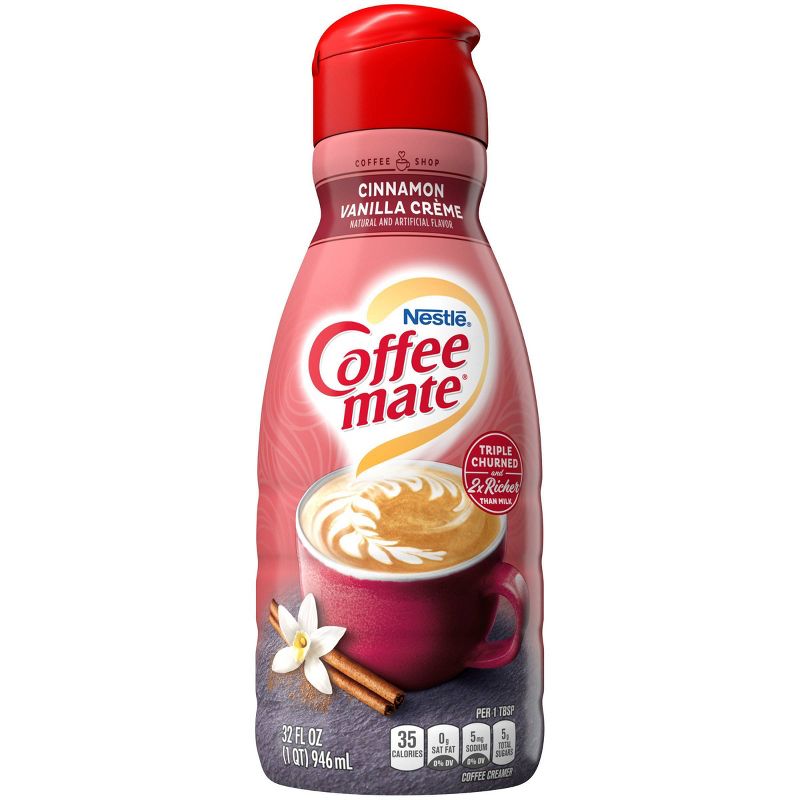 Coffee Mate Vanilla Caramel Coffee Creamer - 1qt
