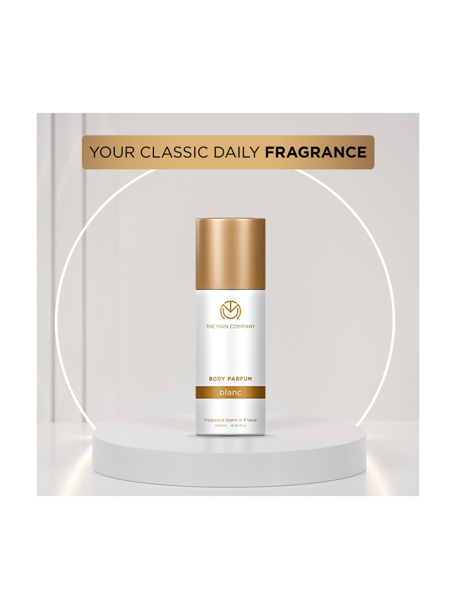 The Man Company Blanc Body Perfume for Men - 120 ml