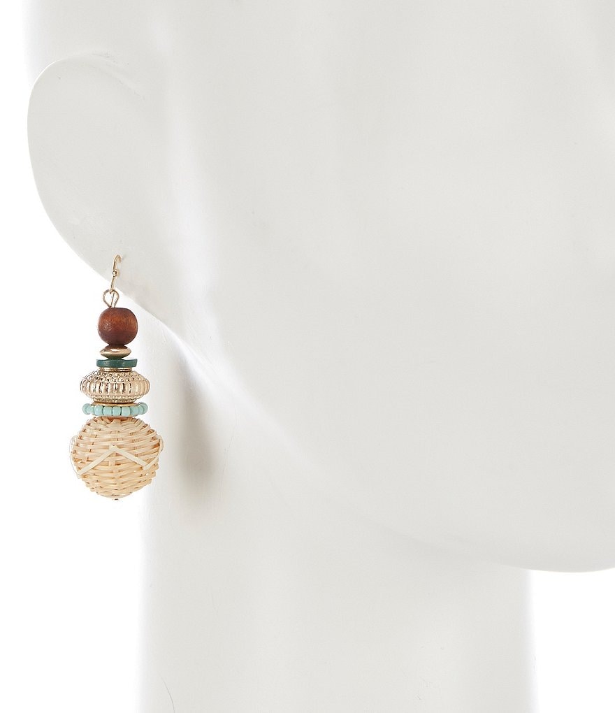 Southern Living Mixed Media Drop Earrings