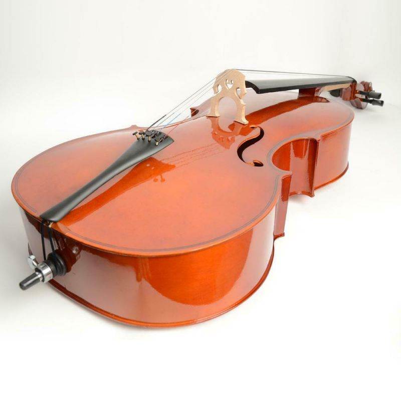 New 4/4 Professional Adult Retro Basswood Cello +Bag+Bow+Rosin+Bridge