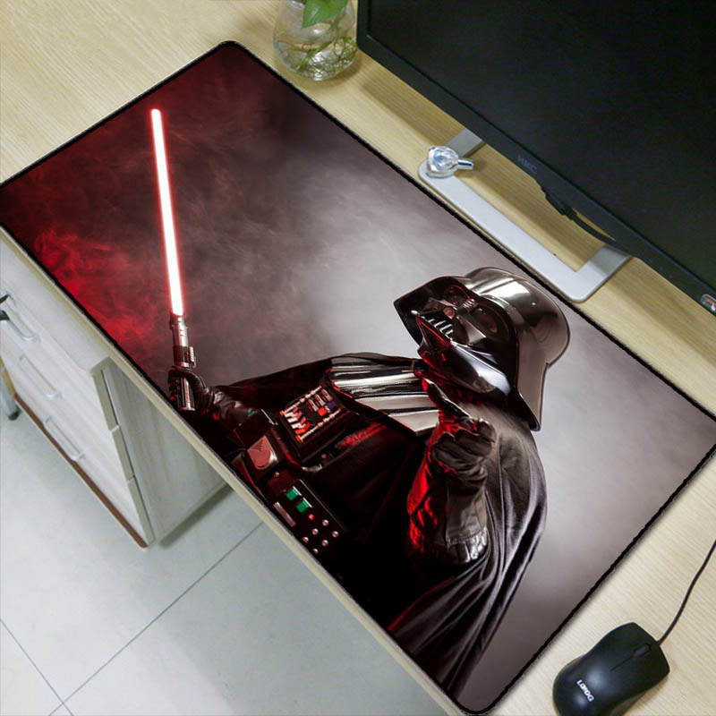 90X40CM Star War Darth Vader High Speed Lock Edge Mousepad Extended Gaming Mouse Pad Large Mousepads for Dota2 CS Gamer