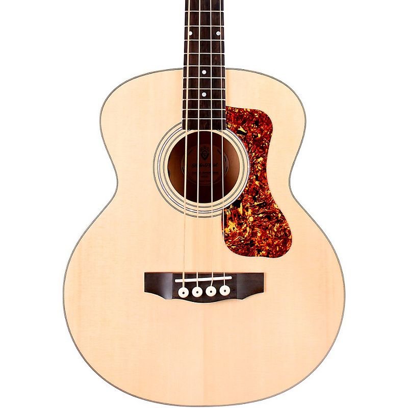 Guild Jumbo Junior Acoustic-Electric Bass Guitar Flame Maple