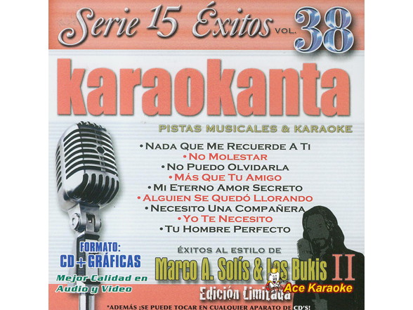 Karaokanta KAR-1538 - Marco A. Solis y Los Bukis Vol. 2 Spanish CDG