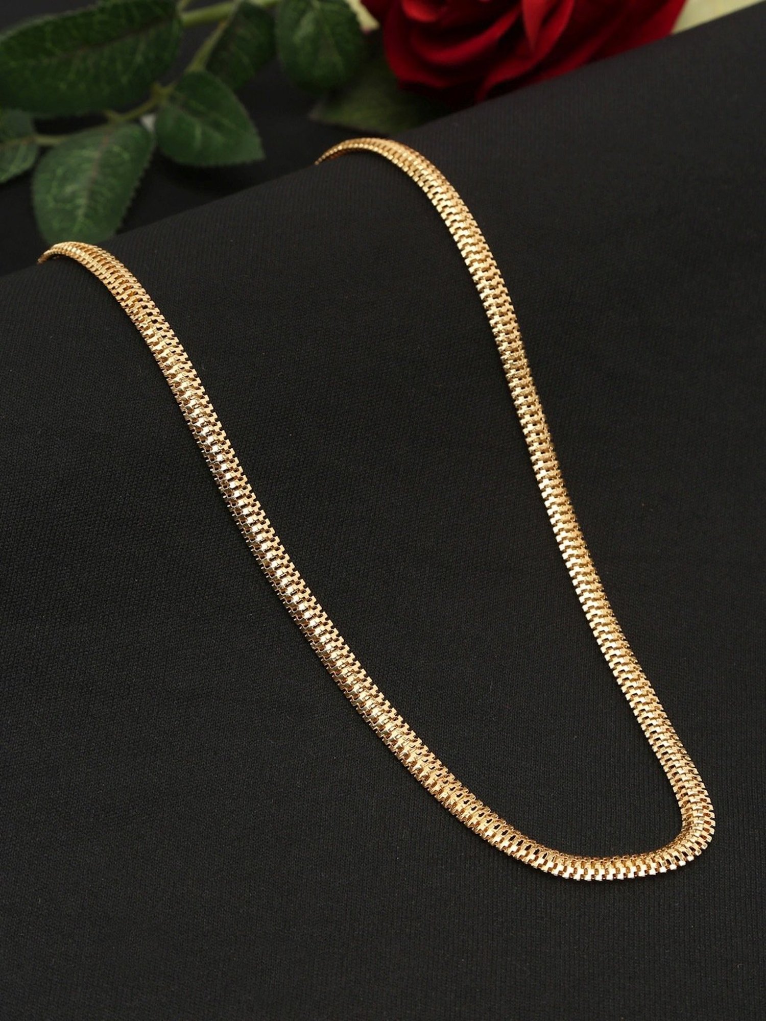 YouBella Gold-Plated Necklace & Hairpin Combo