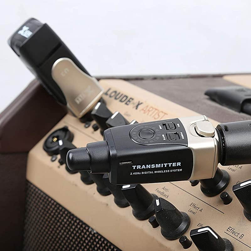 U3 Plug-on Microphone Wireless System for Dynamic Microphone Audio Mixer, PA System and DSLR Camera.