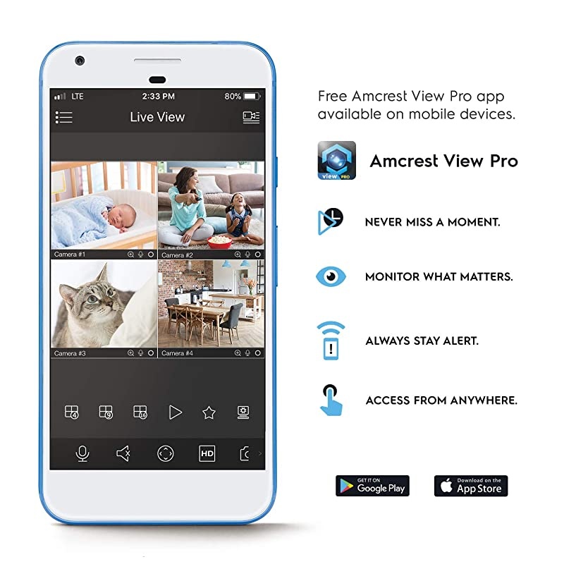 GW Security 16 Channel HD 1920p H.265 Security System with 8TB HDD, (15)* PoE 5MP HD 1920p 2.8-12mm Varifocal Weather Proof IP Cameras, and (1)* 20x Zoom 5MP HD 1920p IP PTZ (Pan-Tilt-Zoom) Camera