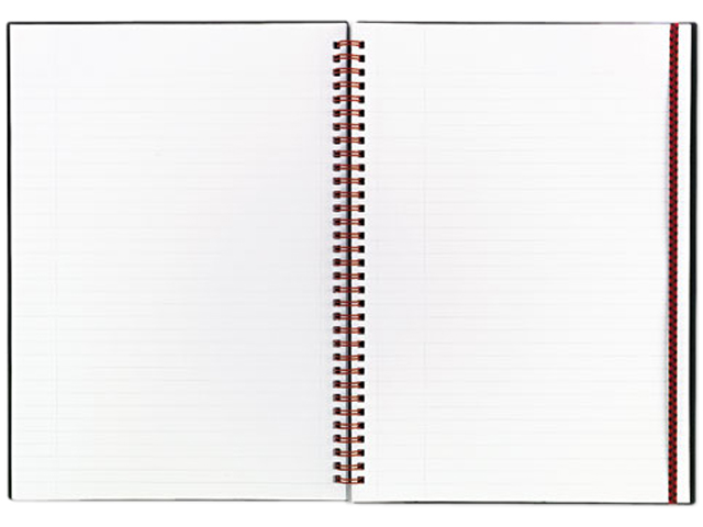 Black n' Red E67008 Poly Twinwire Notebook, Margin Rule, 8-1/4 x 11-3/4, 70 Sheets/Pad