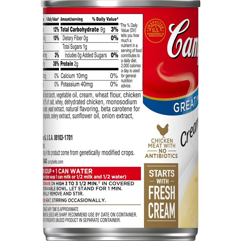 Campbell's Condensed Cream of Chicken Soup - 10.5oz