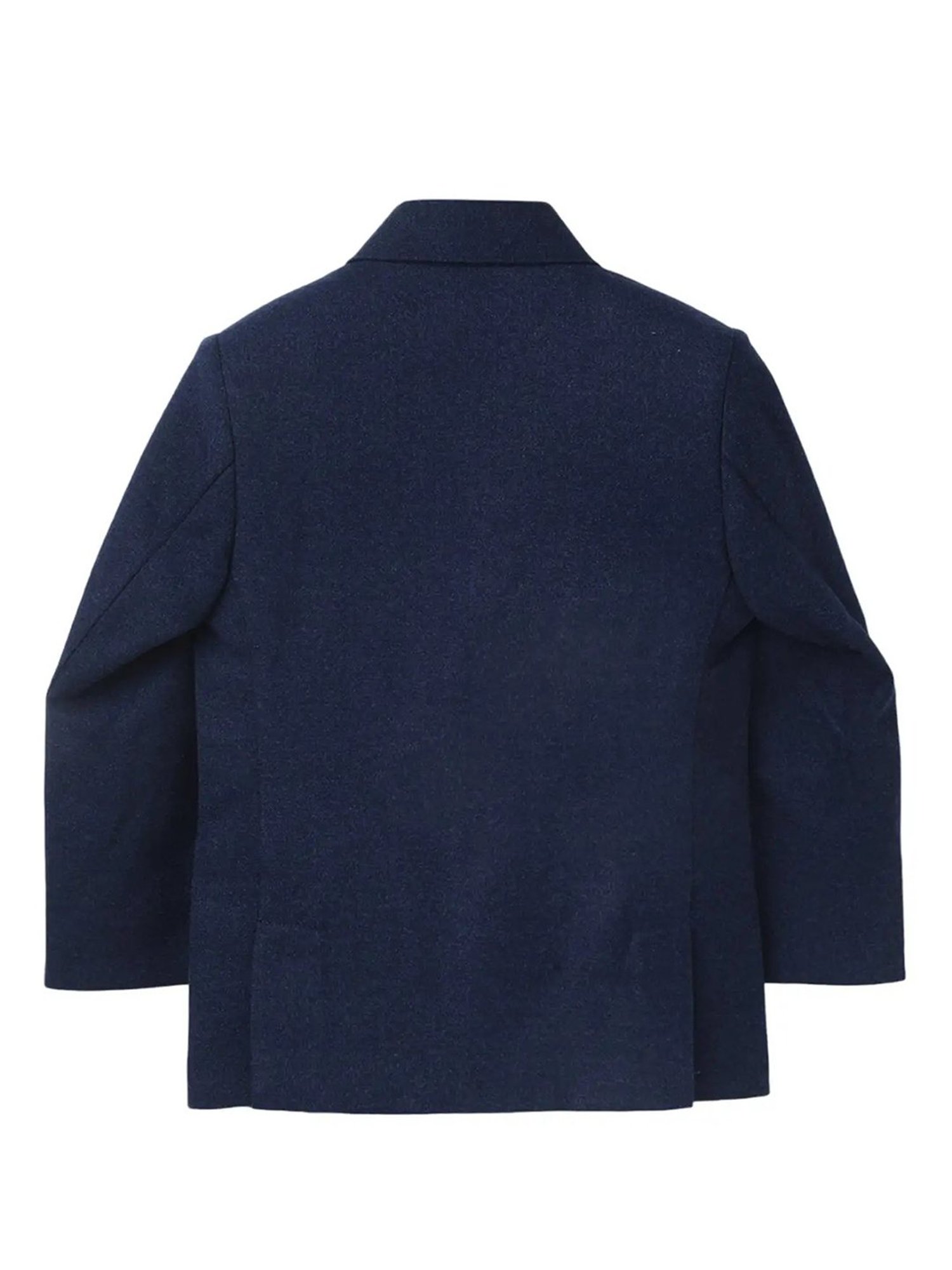 Blue Giraffe Kids Maroon Solid  Blazer