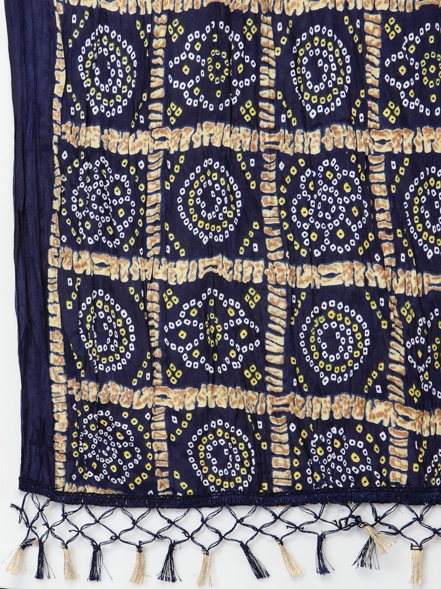 Stylum Navy Printed Dupatta
