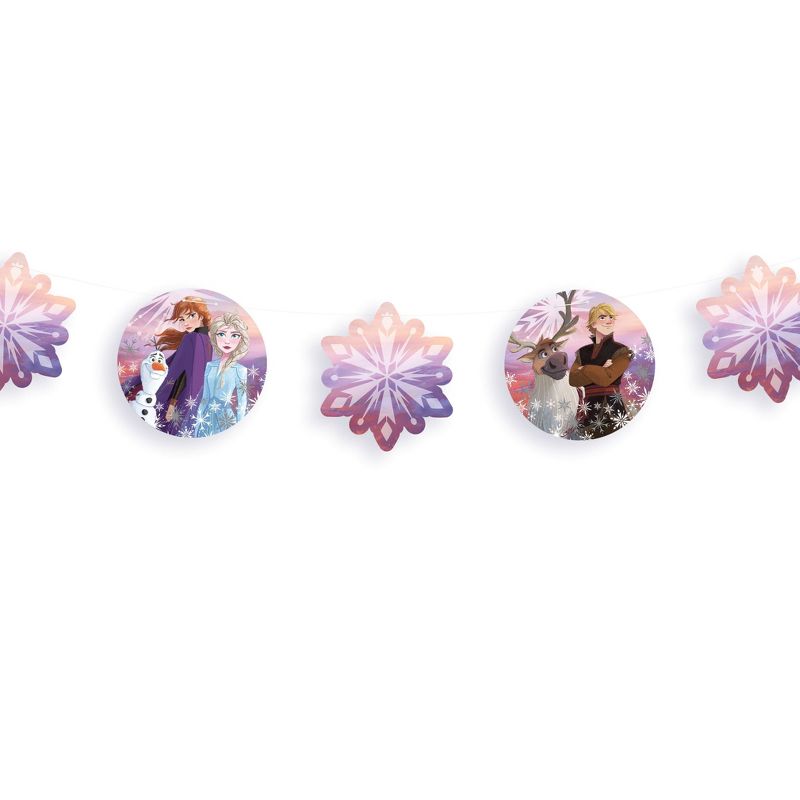 Frozen 2 7' Snowflake Birthday Party Banner