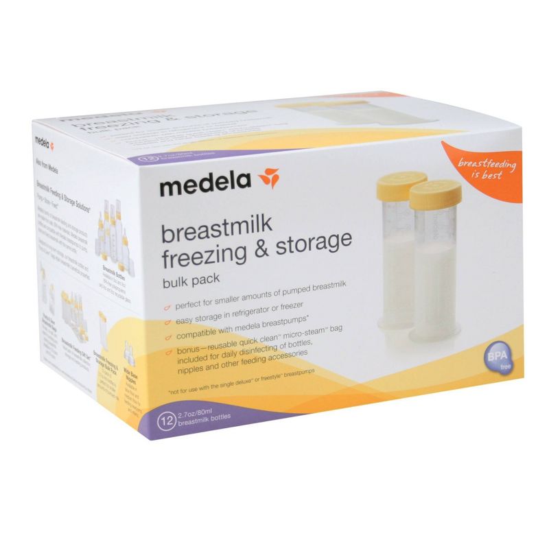Medela Breast Milk Storage and Freezing Containers - 12pk/2.7oz