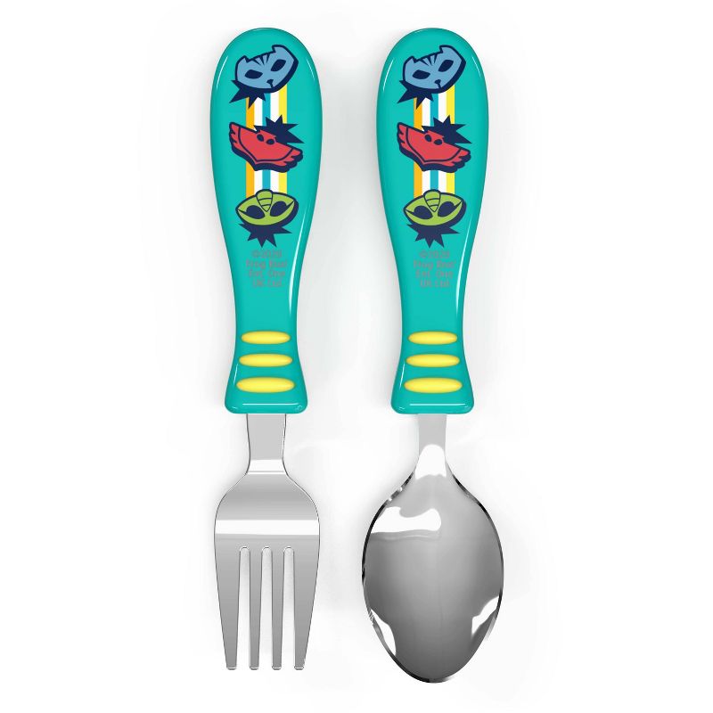 PJ Masks 2pc Kids Silverware Set Blue/Red - Zak Designs