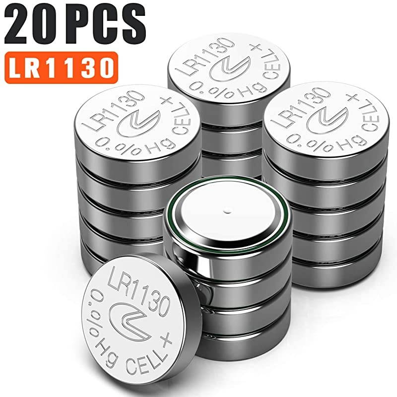 Pack Button Cell Batteries 15V Alkaline AG10 189 389 LR1130 With Long Shelf Life