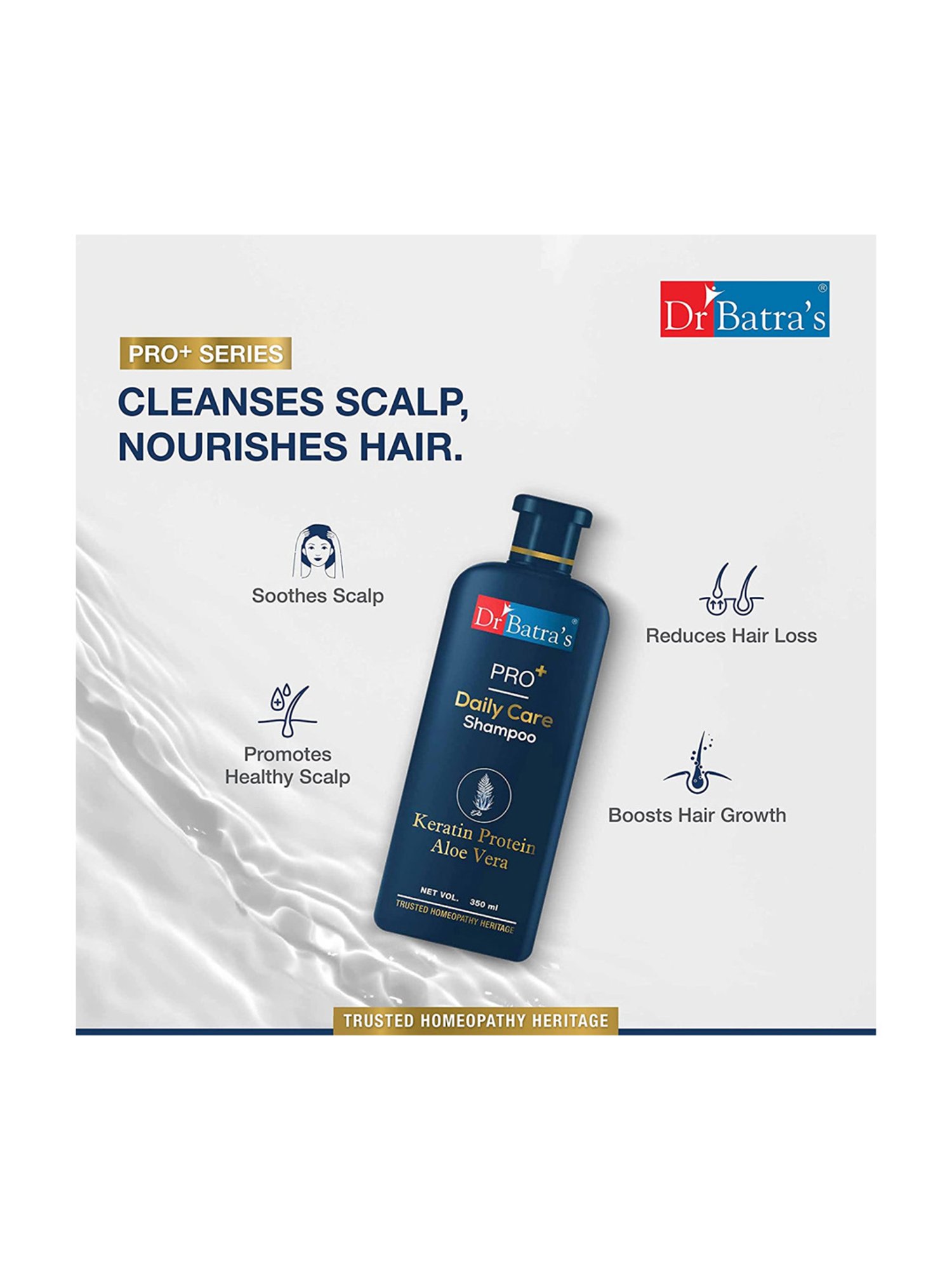 Dr Batra's PRO+ Daily Care Shampoo - 350 ml