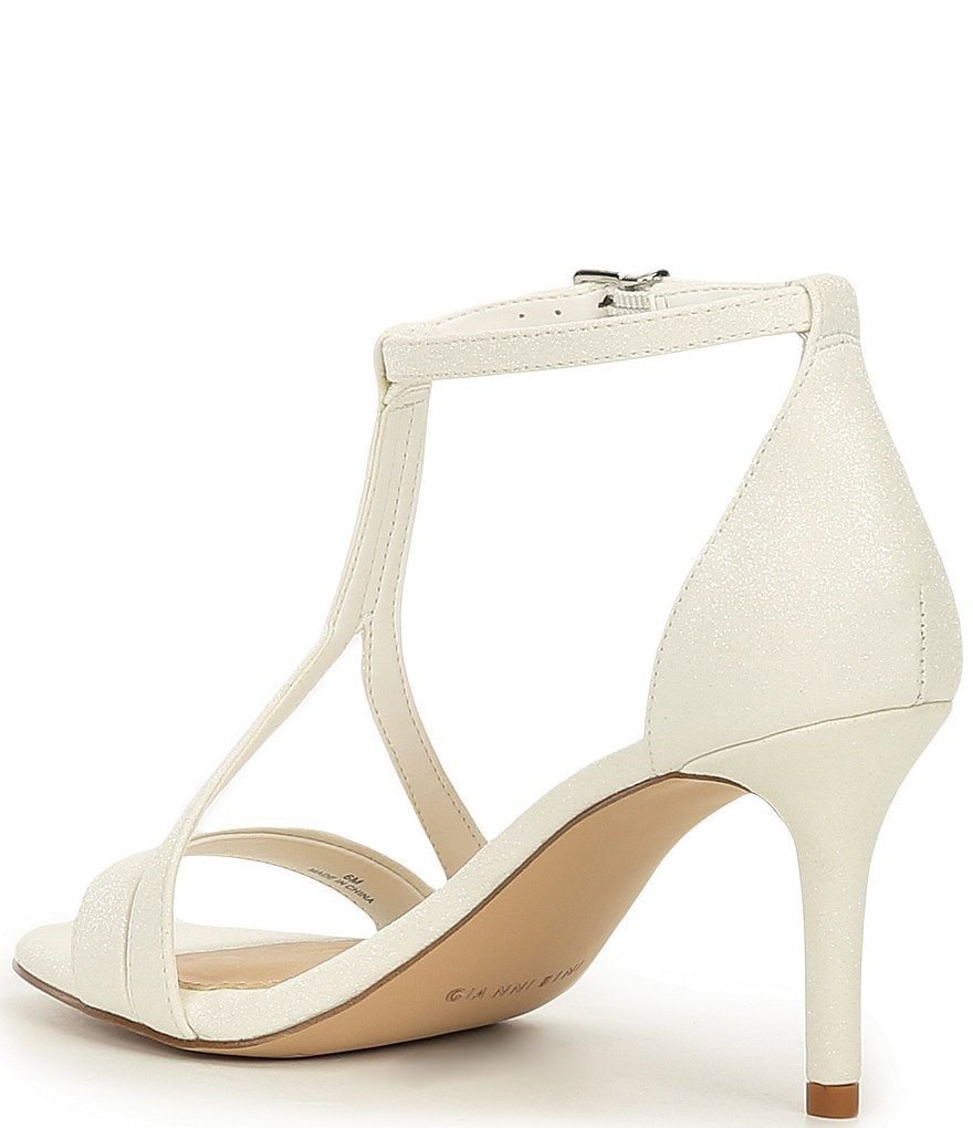 Gianni Bini Bridal Collection Shaylinn Glitter T-Strap Sandals