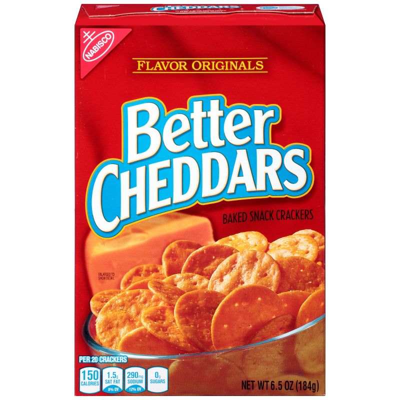 Better Cheddars Baked Snack Crackers - 6.5oz