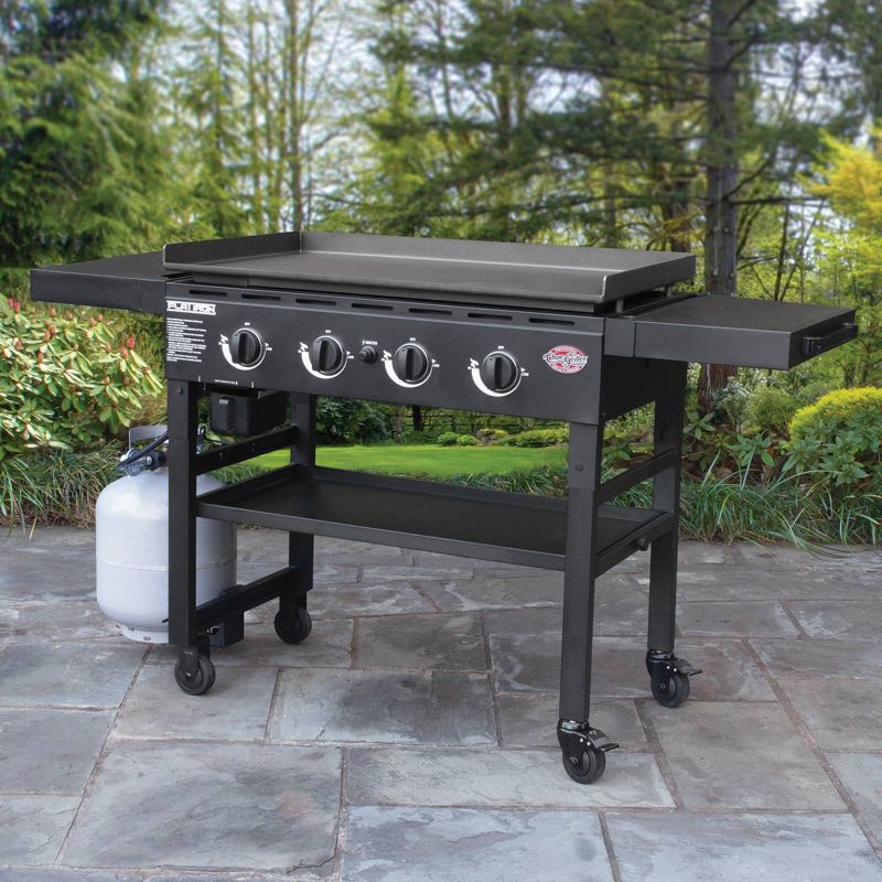 Char-Griller E8936 Flat Iron 4 Burner Griddle