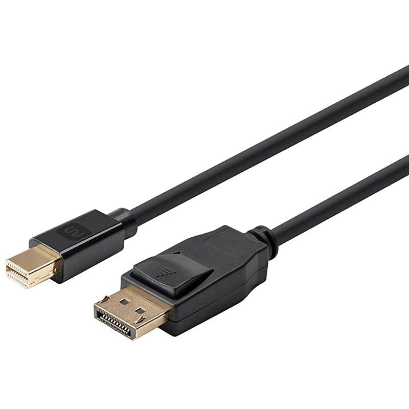 115888 Mini DisplayPort 12 to DisplayPort Cable 15 Feet 4K Capable Supports 3D Video Select Series Black