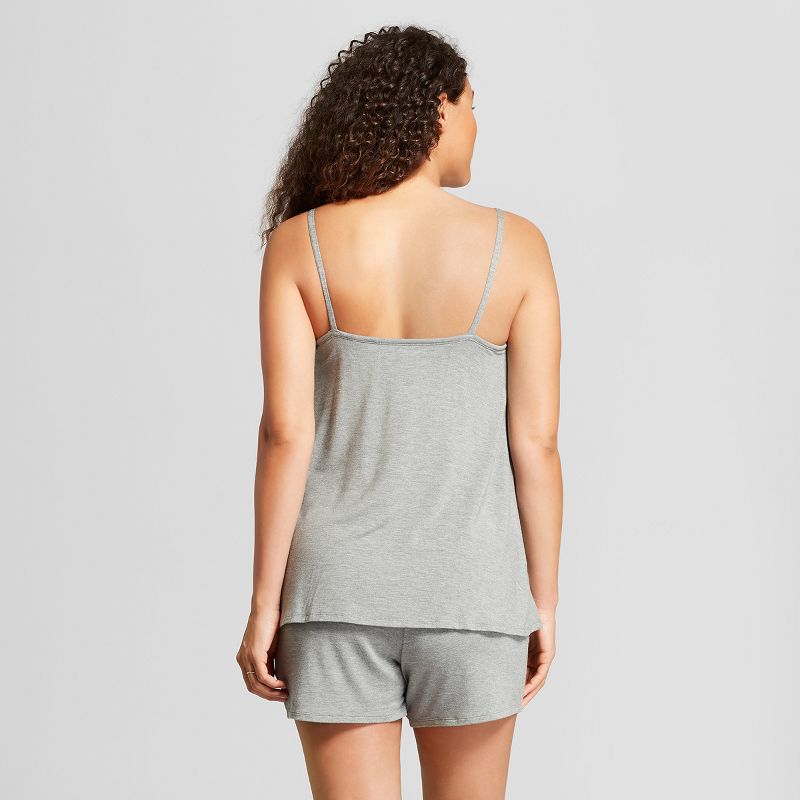 Women's Satin Cami and Shorts Pajama Set - Colsie™ Pink M