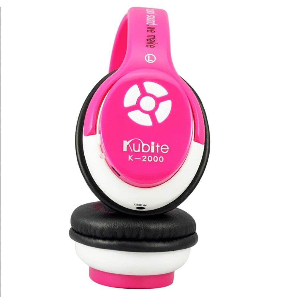 Kubite K-2000 Gaming Headset Headband Headphone USB 3.5mm LED with Mic for PC with Microphone Stereo Laptop Computer