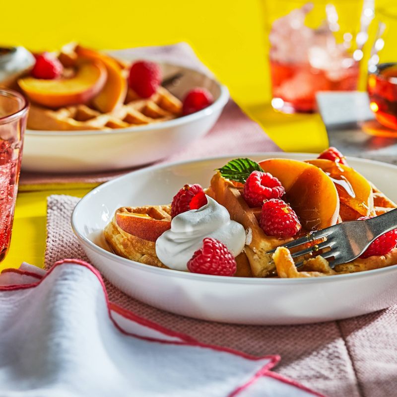 10 Strawberry Street Matte Wave Stoneware Side Bowls 10oz White - Set of 6