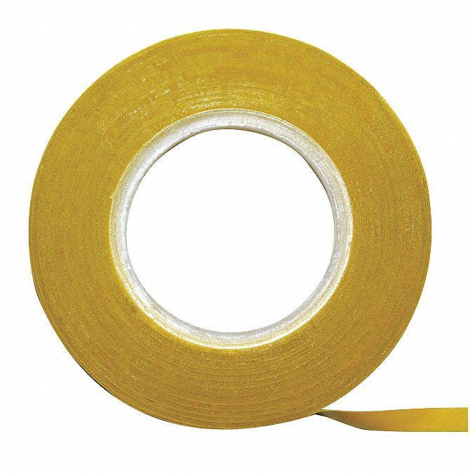 MAGNA VISUAL CT4-Y Chart Tape,1/8 In W x 27 Ft L,Yellow