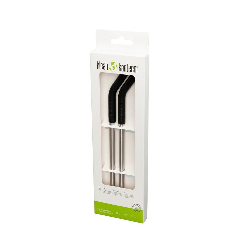 Klean Kanteen Stainless Steel Straws - 2pk