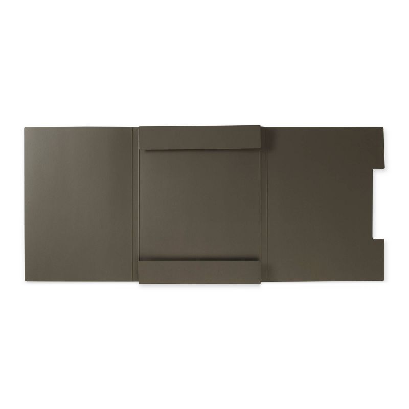 Folio with Elastic Letter Size Charcoal - Good Office Day