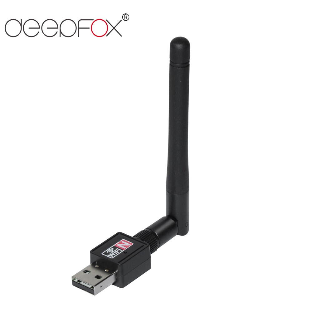 1 pcs DeepFox 150M External USB WiFi Adapter Antenna PC USB Wi fi Receiver Wireless Network Card 802.11n/g/b For Windows XP