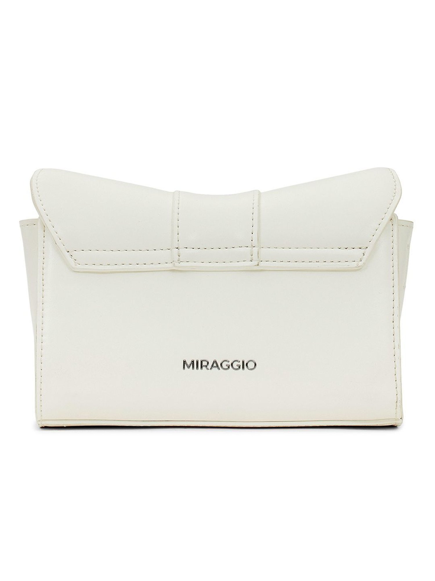 Miraggio Riley White Small Cross Body Bag
