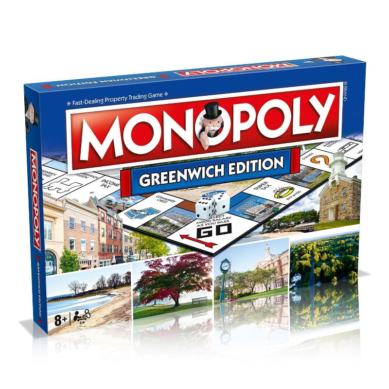 Top Trumps Monopoly Greenwich Edition Family Board Game | 2-6 Players