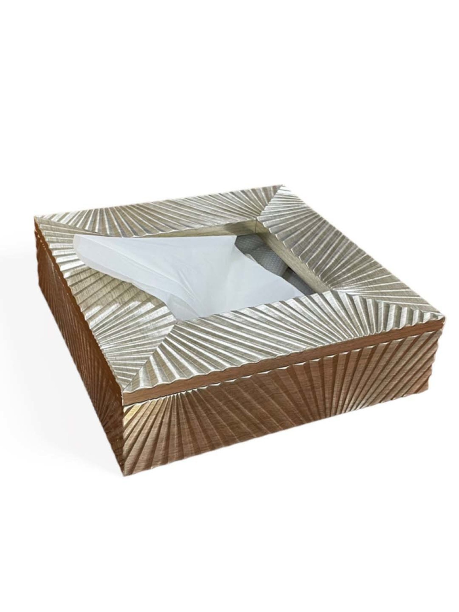 20" White Napkin with Red and Green Tassels Set of 4 pc White - SARO Lifestyle