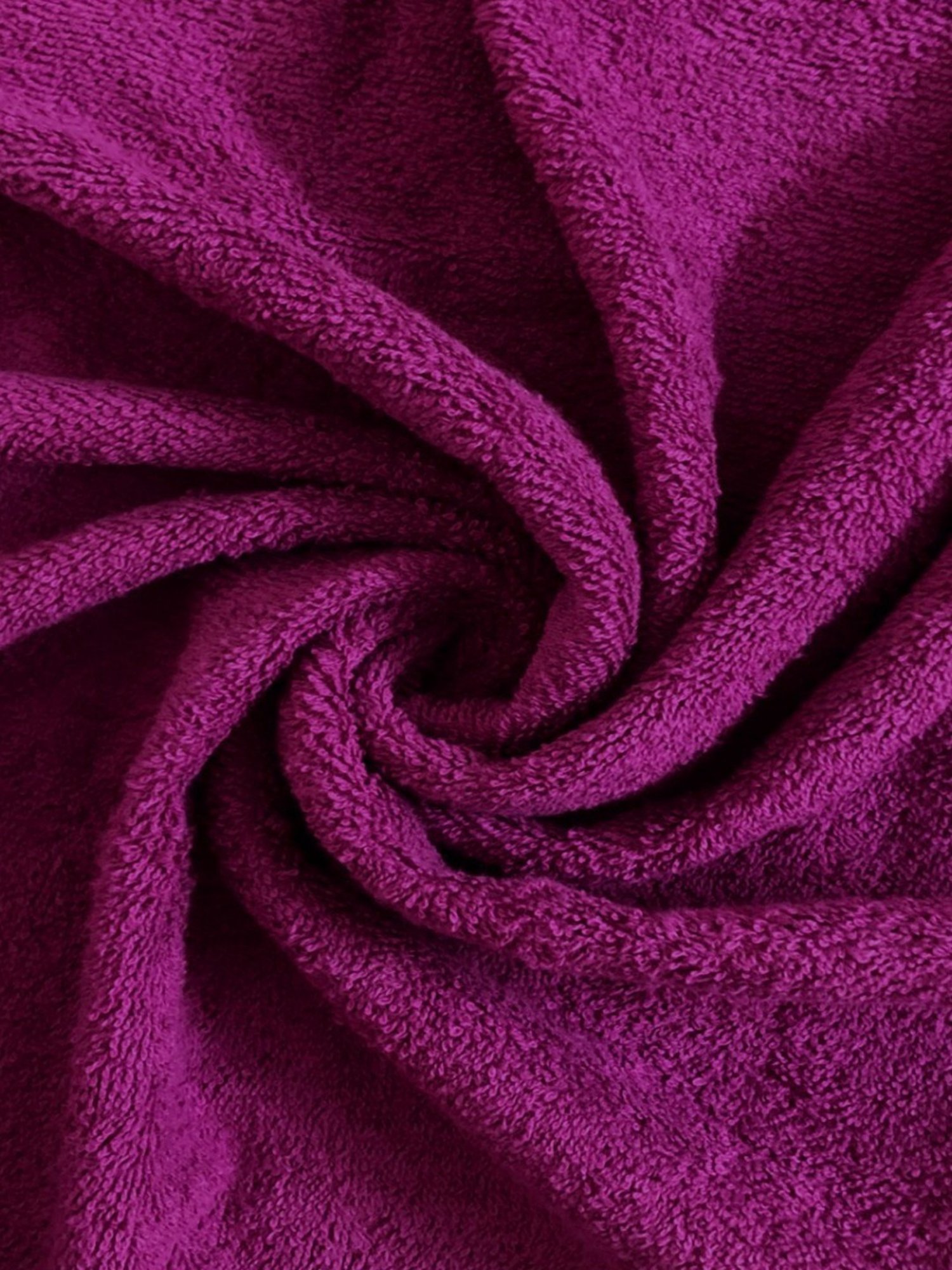 Spaces Seasons Best QD Self Blue & Magenta 380 GSM Cotton Towel Combo - Set of 6