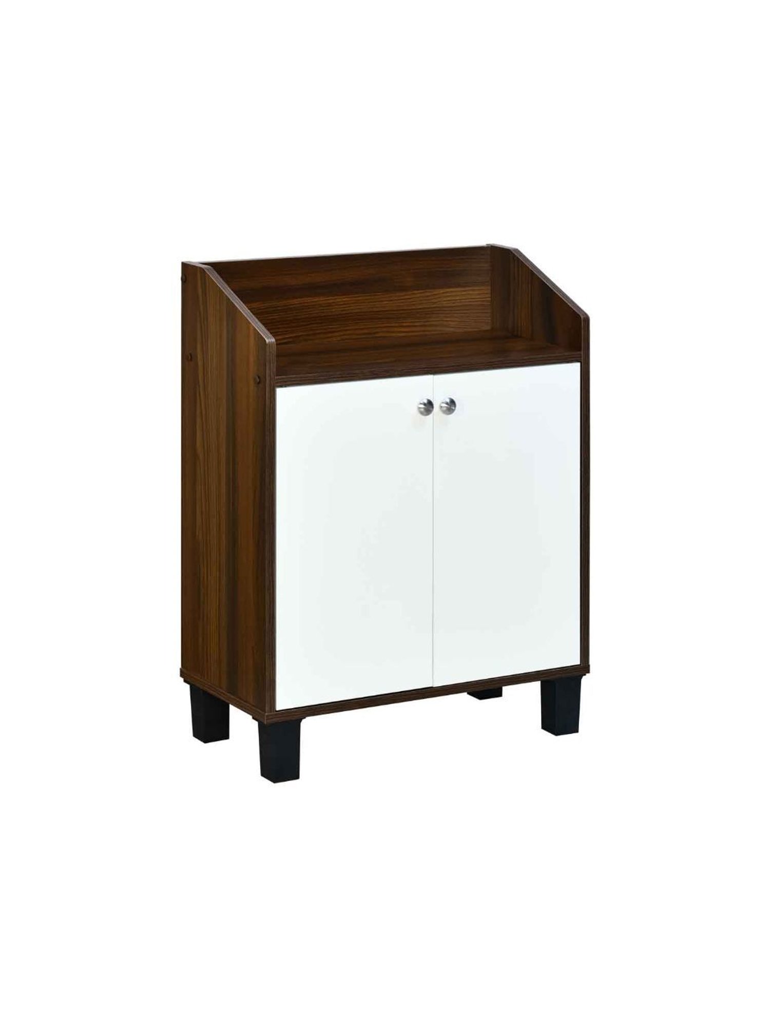 @home Florine Wenge Brown Engineered Wood 4 Tier Shoe Cabinet