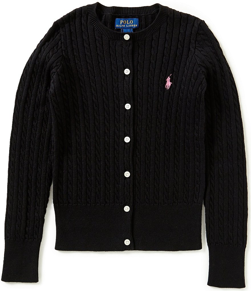 Polo Ralph Lauren Childrenswear Big Girls 7-16 Cardigan Sweater