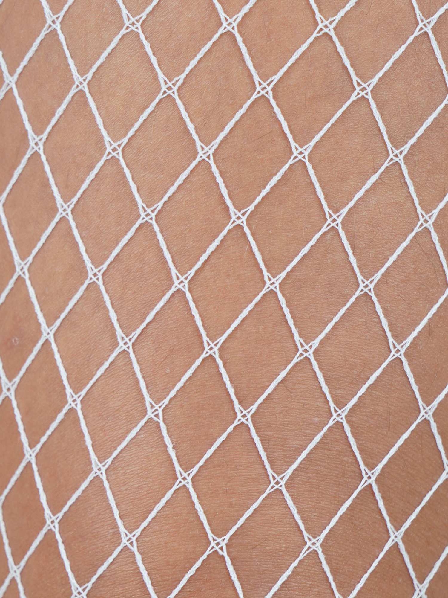 NEXT2SKIN White Nylon Mesh Pantyhose Stockings - Pack of 2