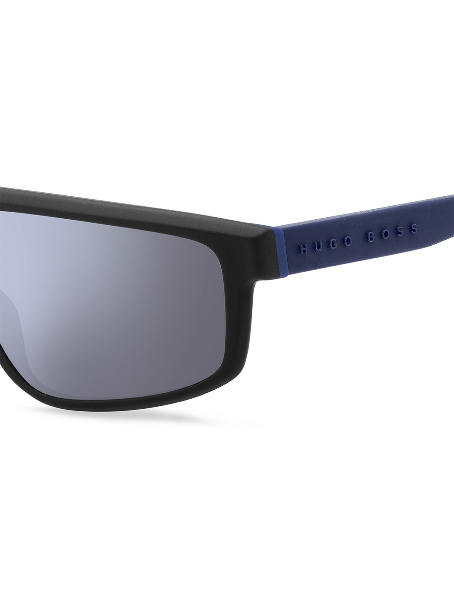 Hugo Boss Silver Square Sunglasses for Men